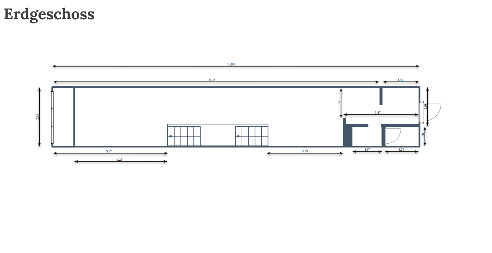 Grundriss Erdgeschoss